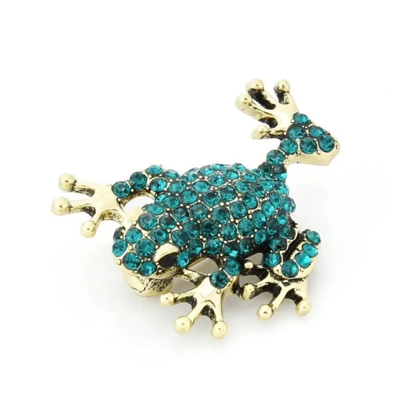  VQ Frog Brooch - Picture 2 of 5